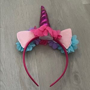 Pink and Blue Unicorn princess Headband for Kids